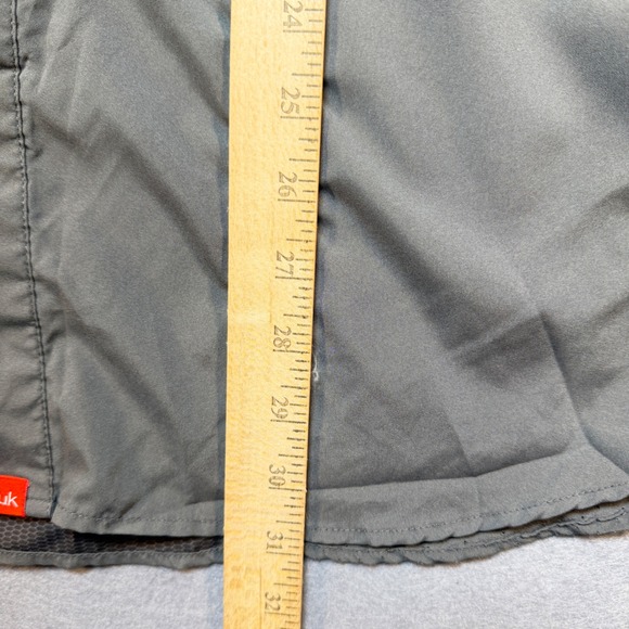 Huk Fishing Shirt Mens XL Gray Long Sleeve Ventilated Button Down Performance - Picture 12 of 13